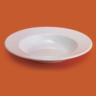 Plato Hondo Circular Con Borde