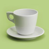 Jarro Mug 330 ml. con Plato